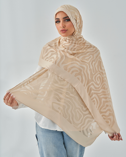 Chiffon Tie Jakar Devore