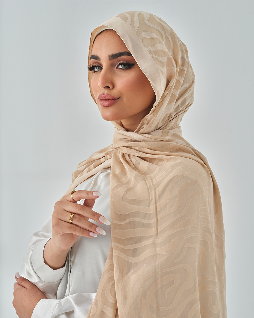 Chiffon Tie Jakar Devore