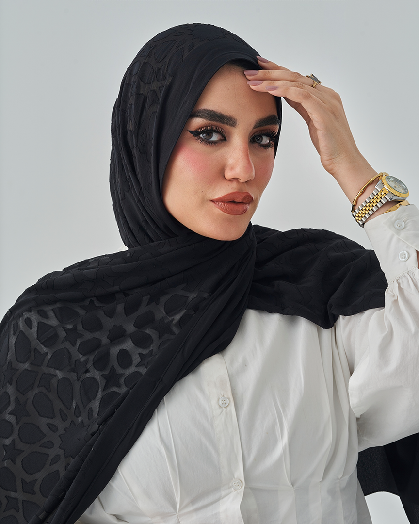 Chiffon Tie Jakar Devore