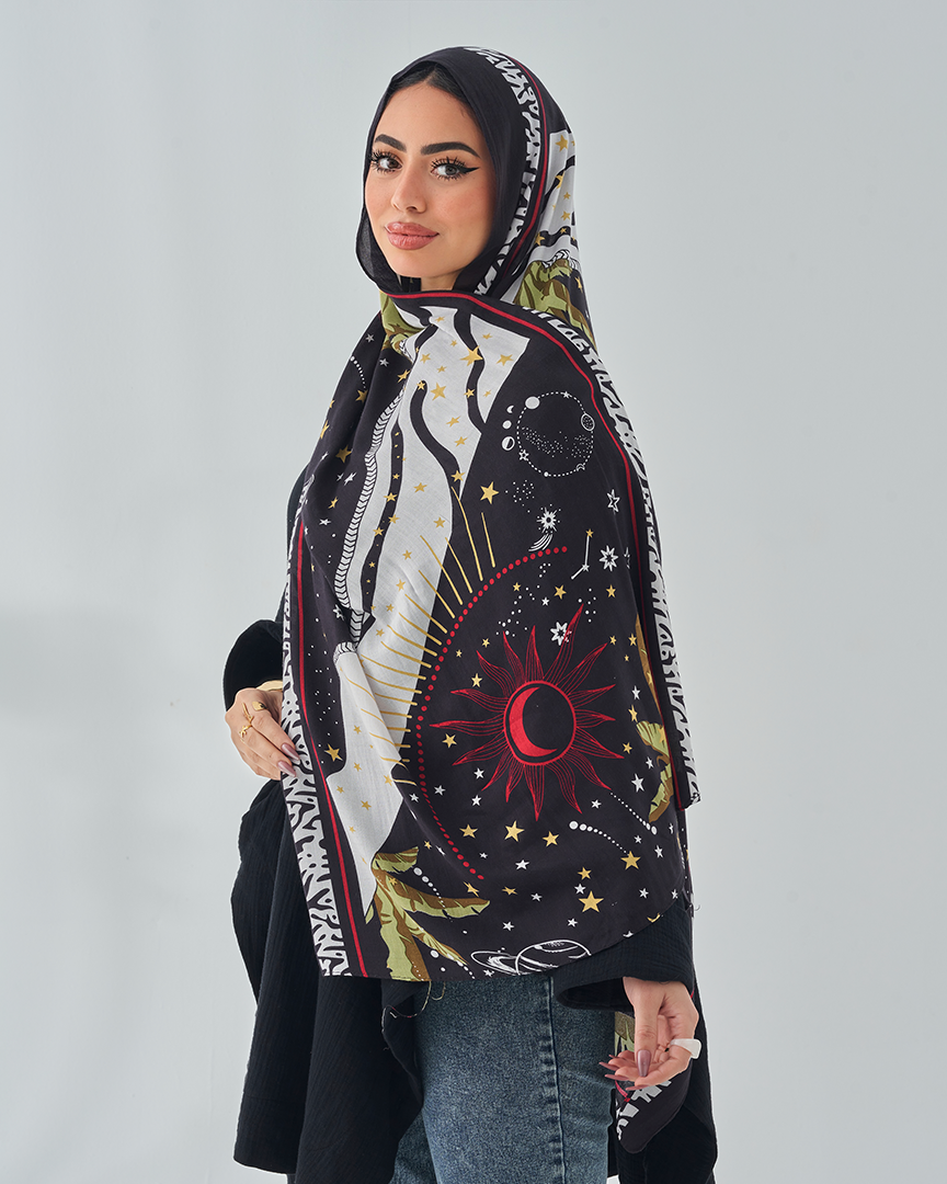 Modal Tie Printed